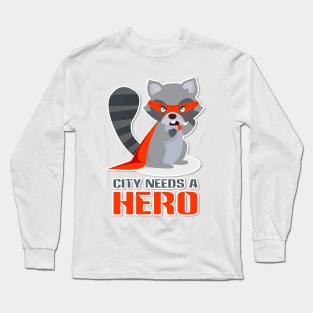 Super Raccoon Long Sleeve T-Shirt